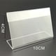 thumbnail image 2 of 40x Price Tag Stand Mini Acrylic Sign Display Holder Price Name Card Tag Label Stand Bracket Home Decor Purse Perfume Display, 2 of 7