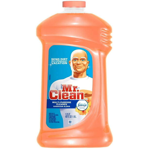 Mr. Clean MultiSurface Cleaner Hawaiian Aloha with Febreze freshness