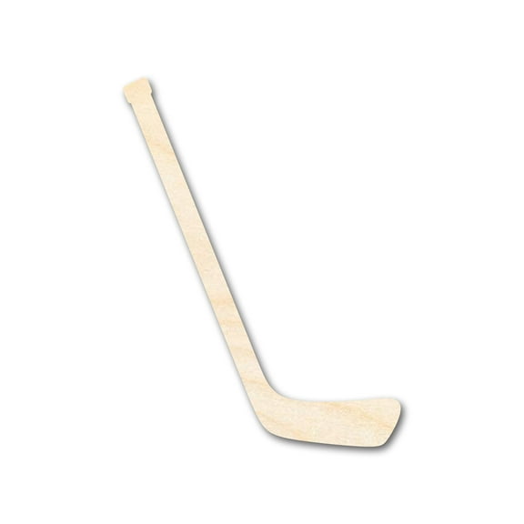 Bigger Better | Unfinished Wood Hockey Stick Shape | DIY Craft Cutout | 36" / 1/2"