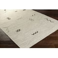thumbnail image 3 of Hauteloom Napaskiak Wool Living Room, Bedroom Area Rug - Bohemian/Global - Gray, Black, Brown - 5' x 8', 3 of 10