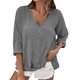 thumbnail image 1 of Vestidos Casuales Para Mujer, Blusas De Mujer De Moda Camisetas sueltas de verano con cuello redondo y manga corta para mujer, 1 of 6