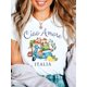 thumbnail image 1 of Ciao Amore Italia Graphic Tee - Black Casual Summer T-Shirt with Italian Town & Lemon Illustration, Soft Cotton Blend, Round Neck, Machine Washable, Perfect Italian Travel Souvenir Gift, Travel Souve, 1 of 7