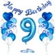 thumbnail image 5 of Billuyoard Conjunto de decoraciones de globos de cumpleaños Decoraciones de fiesta de cumpleaños para sesión de fotos de cumpleaños Prop y fiesta de Kits de decoración para fiestas No.9 Billuyoard HA042043-09, 5 of 6
