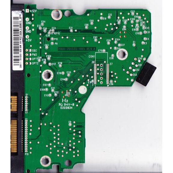 WD800JD-22MSA1, 2061-701335-E00 AM, WD SATA 3.5 PCB
