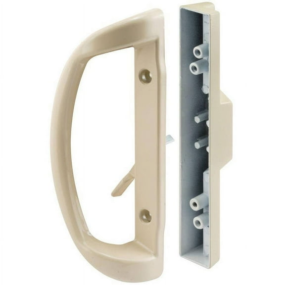 Prime-Line C 1327 Sliding Door Handle, Mortise Style, Almond