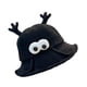 thumbnail image 3 of Divertido sombrero de pescador con ojos grandes, práctico gorro de playa, cómodo, adorable para el verano Negro, 3 of 8