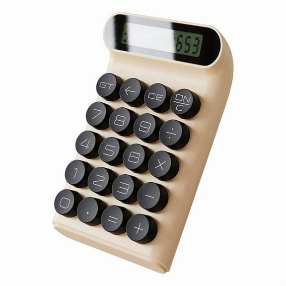 HOT! Typewriter Handheld Calculator with Mechanical Switch and 10 Digit Display