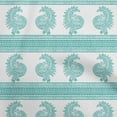 thumbnail image 1 of oneOone Rayon Teal Green Fabric Block Sewing Craft Projects Fabric Prints By Yard 56 Inch Wide-7G, 1 of 5
