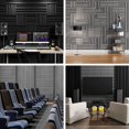 thumbnail image 4 of 6 Pcs Self-Adhesive Acoustic Foam Panels,12 X 12 2 Inches Sound Absorbing Foam,Recording Studio Proof Grey, 4 of 4