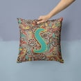 thumbnail image 2 of Carolines Treasures CJ2013-SPW1414 Letter S Retro Tribal Alphabet Initial Canvas Fabric Decorative Pillow  14Hx14W, 2 of 4