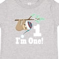thumbnail image 4 of Inktastic First Birthday Sloth 1 Year Old Boys or Girls Baby T-Shirt, 4 of 5