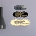 thumbnail image 3 of Designer Espresso Yourself. Stay Grounded. Take life one cup at a time. Sign (Ivory/Dark Brown) - Large, 3 of 4