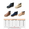 thumbnail image 2 of LUXUR Women Slip On Platform Suede Loafers High Heel Wedge Moccasins Walking Sneakers, 2 of 4