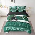 thumbnail image 3 of Erosebridal Ball Gaming Rugby Bedding Sets Twin Size,Football City New York Comforter Sets with Sheets,Gamer Room Decorative,Reversible,Breathable,7-Piece, 3 of 5