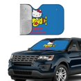 thumbnail image 4 of Windshield Sun Shade Foldable Car Front Window Sunshade For Car Suv Trucks Vans - Best Heat Shield Blocker Visor Cover Blocks Uv Rays And Keeps Your Vehicle Cool-Medium, 4 of 5