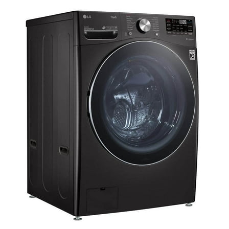 Lg Wm4200ha 27" Wide 5 Cu. Ft. Energy Star Rated Front Loading Washer - Black Steel