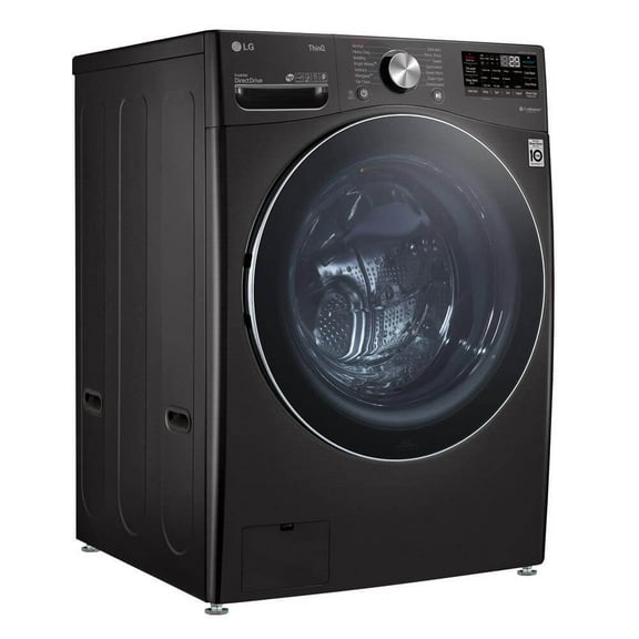 Lg Wm4200ha 27" Wide 5 Cu. Ft. Energy Star Rated Front Loading Washer - Black Steel