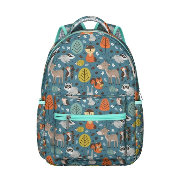 Cute Badger Themed Backpack - Waterproof & Lightweight School Bag for College, Stylish Laptop Backpack for Teens, Durable Bookbag for Daily Use