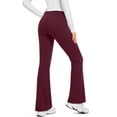 thumbnail image 4 of Fantaslook Flared Pants for Women High Waisted Lightweight Pull On Pants Workout Bootcut Work Pants, 4 of 8