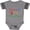 Football Heather and Smoke, variant on Inktastic Pawpaw Grandkids Handprints Boys or Girls Baby Bodysuit