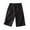 Black, variant on Womens Comfy Bermuda Shorts Linen Lightweight Quick Dry High Waisted Casual Shorts