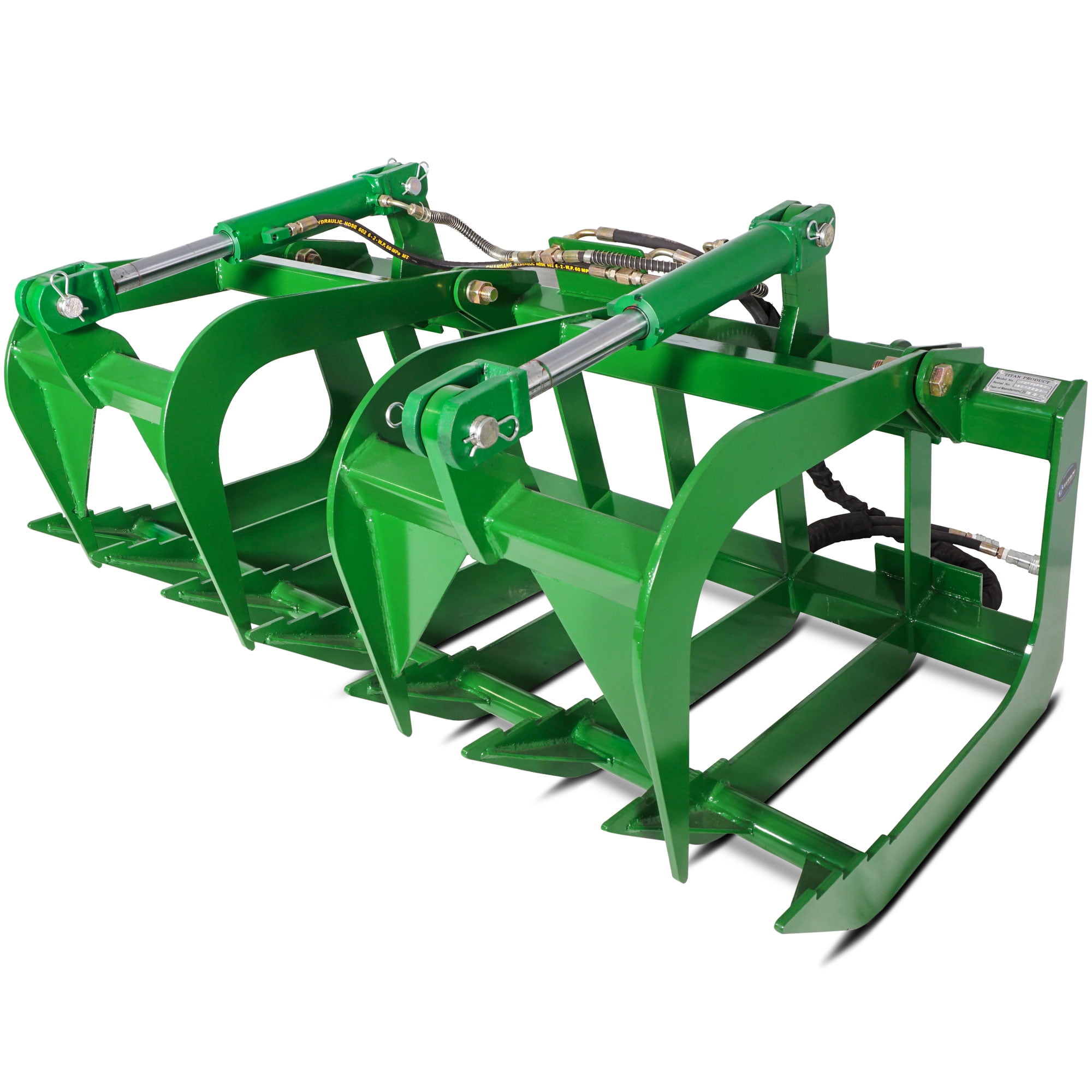 Titan Attachments 60" John Deere Root Grapple Bucket Tractor Loader