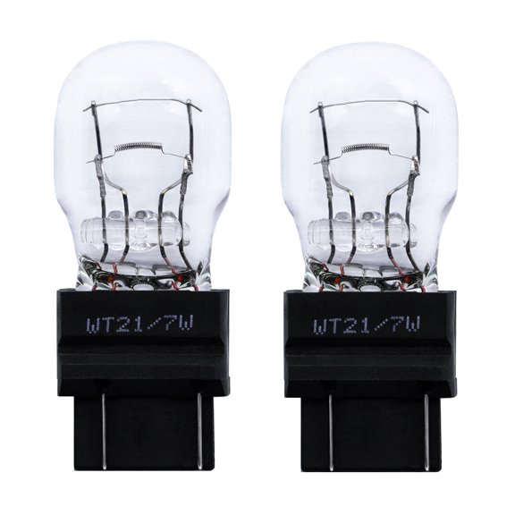 WT21/7W Halogen Bulb 12V OEM Replacement Brake Tail Turn Signal Lights Long Life, 2 Pack