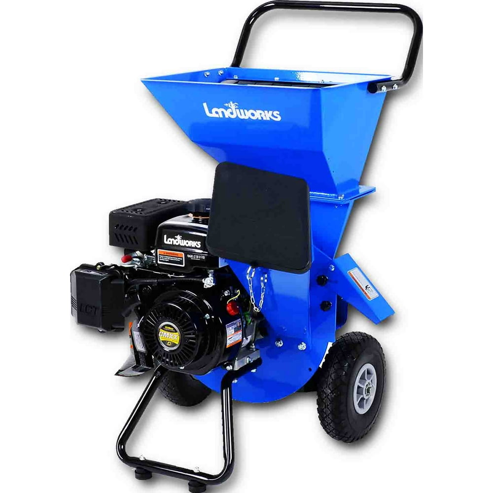 Landworks Wood Chipper Shredder Super Heavy Duty 7HP 212CC Gas Powered