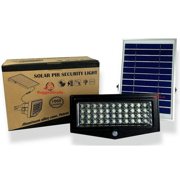 1000 Lumen 10 watt solar flood light