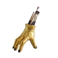 thumbnail image 2 of Desk Organizer Decor, Golden Hand Shaped Pen Holder, 1 Piece, for Home Office Vanity Desktop Storage Decor, 2 of 6