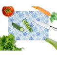 thumbnail image 2 of Caroline's Treasures Blue Snowflakes Watercolor Glass Cutting Board Large, 2 of 2