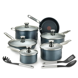 T-fal Excite Non-stick Cookware Set - Blue, 14 pc - Fry's Food Stores