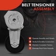thumbnail image 2 of A-Premium Belt Tensioner Assembly with Pulley Compatible with Ford F-150 1987-1996, F-250, F-250 HD, F-350, E-150 Econoline, E-150 Econoline Club Wagon, E-250 Econoline, E-250 Econoline Club Wagon, 2 of 6