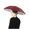 thumbnail image 3 of kakina CMSX Windproof and Rainproof Fishing Umbrella Hat Wearing Umbrella Sunscreen Folding Umbrella Hat Outdoor Sunshade Fishing, 3 of 4
