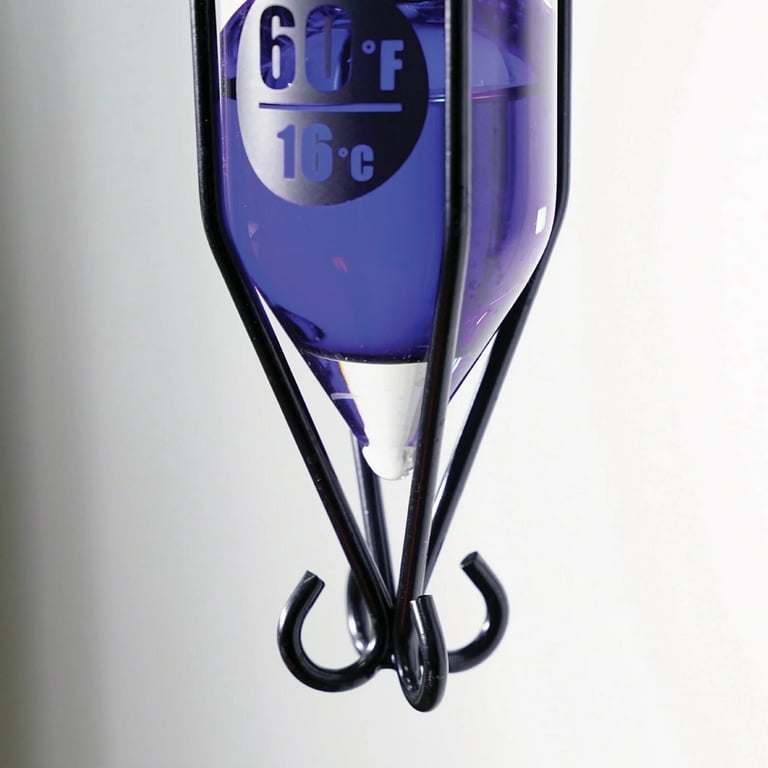 Glassic Gifts Galileo Thermometer (13 Tall) : : Garden & Outdoors