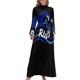 thumbnail image 2 of Vestido largo elegante con ondas onduladas y goteo para mujer, vestidos de noche elegantes y chic para boda, vestidos de noche para mujer, ropa de verano para mujer, 2 of 5