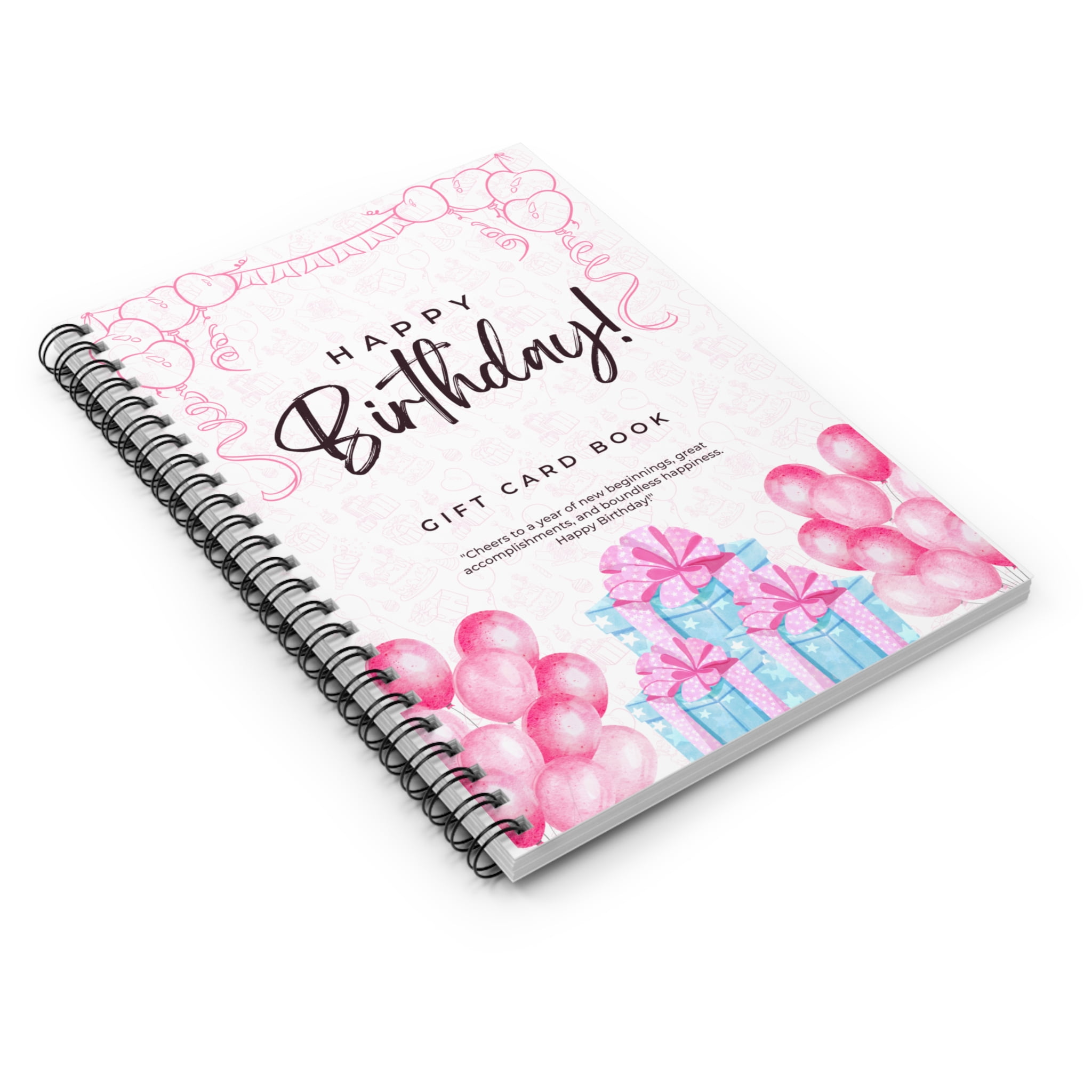 Happy Birthday Gift Card Book