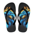 thumbnail image 2 of Psesaysky Boys Girls Flip Flops Sandals Blue Dragon Print Water Park Summer Beach Swim Pool Shoes for Kids Indoor and Outdoor Size 10, 2 of 7