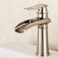 thumbnail image 1 of Grifo de lavabo antiguo de color negro y cobre, grifo de lavabo, grifo de lavabo, grifo de cascada, 1 of 1