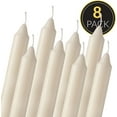thumbnail image 5 of Straight Ivory Candlesticks, 6" Ivory Candles, 5 Hour Burning,  for Wedding, and Home Decor, 8 Pack, 5 of 7