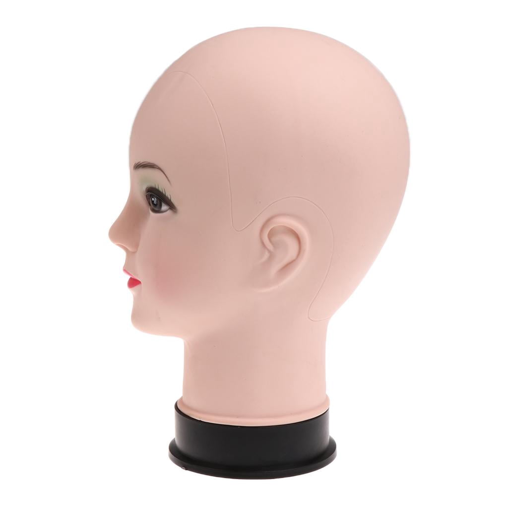 Dualoai Professional Female Cosmetology Mannequin Manikin Head Eyelashes Makeup Massage