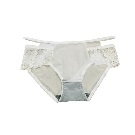 

Cotton Women Women Transparent Lace Floral Thong Seamless Thong High Waist Hollow Out Low Waisted Panties Women Panties Cotton