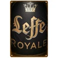 thumbnail image 5 of Letrero de hojalata con diseño de vino Leffe, decoración de pared con hojalata, para bar, garaje, whisky, cerveza belga, placas desgastadas, 5 of 5