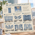 4 Panels 5ftx30ft Dusty Blue Ceiling Drapes For Wedding Party - Walmart.com