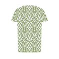 thumbnail image 3 of Womens Summer Tops Dressy Casual Short Sleeve Scoop Neck Pleated T Shirts Tunic Blouses Trendy Cute Print Tees, 3 of 4