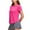 Rose Red, variant on Weardear Workout Tops for Women UPF 50 Yoga Shirts Short Sleeve Athletic Tops with Side Slits Loose Fit Running Gym Tee Top