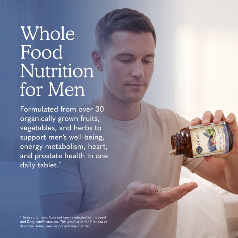 Garden of Life Organics Men's Once Daily, 60 Tablets photo 3