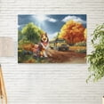 thumbnail image 2 of Goodbye Summer Collie Hello Fall Time for School Horizontal Matte Canvas Poster Collie Dog Lover Gifts Idea Wall Art Home Decor - 02014, 2 of 5
