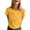 Yellow, variant on Women Summer Tops Womens Spring Summer Printed Short Sleeve O Neck T Shirt Top Tunic Women Exercise Tees Womens Athletic Long Sleeve Shirt Light Weight Long Tees Western Yoga V Neck Tee Blue 2XL