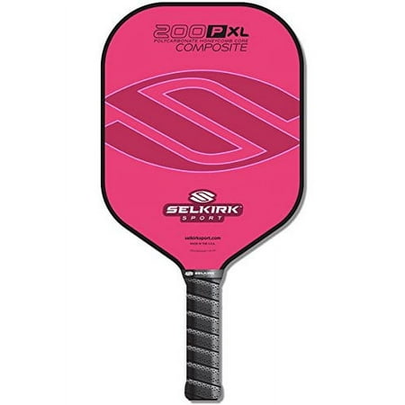 Selkirk Sport 200P Polymer Honeycomb Core Composite Pickleball Paddle, X-Large- Extended, Hot Pink